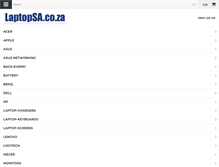 Tablet Screenshot of laptopsa.co.za